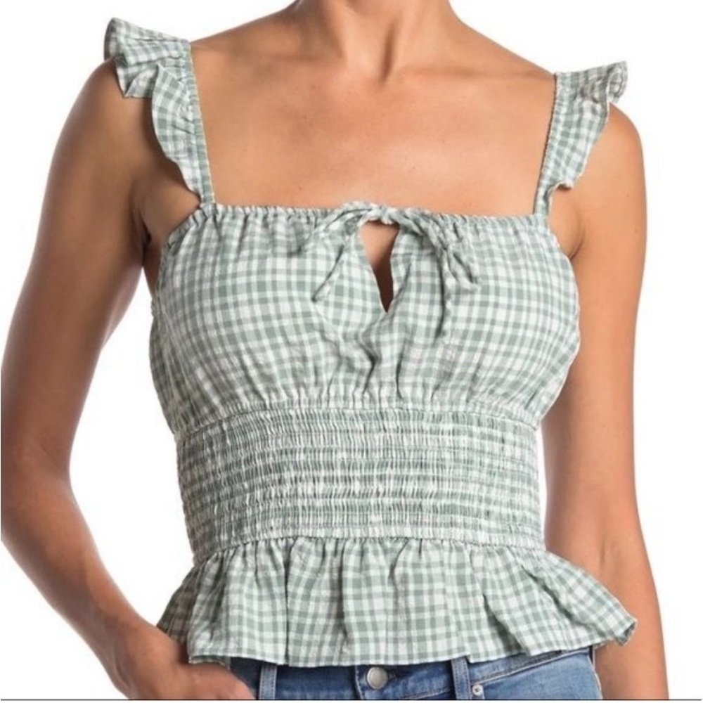 WAYF smocked top
